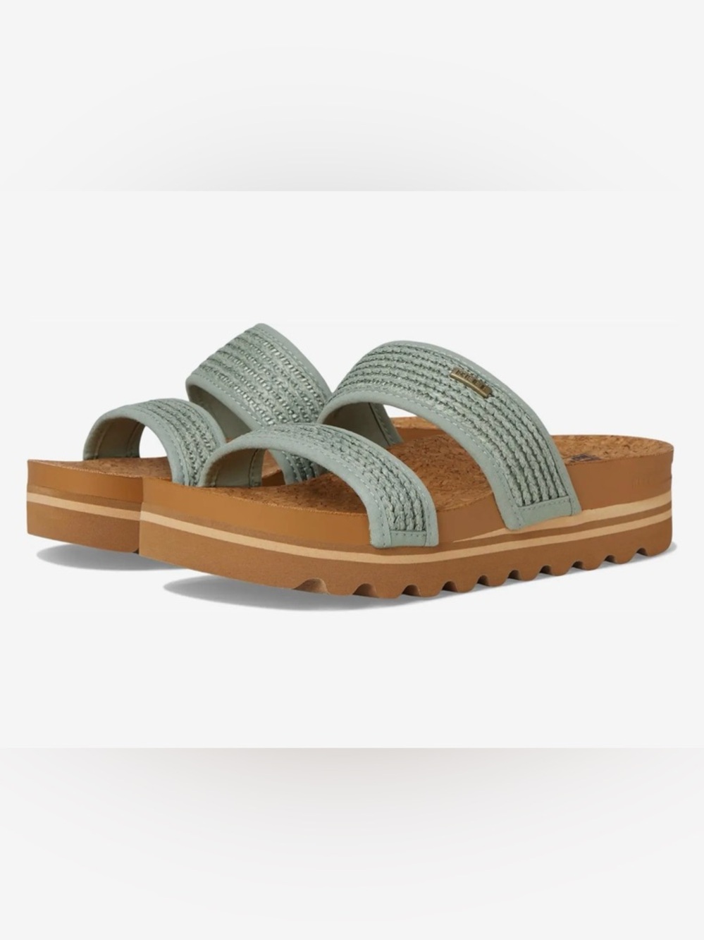 Reef Women’s Cushion Vista Hi in Frosty Raffia